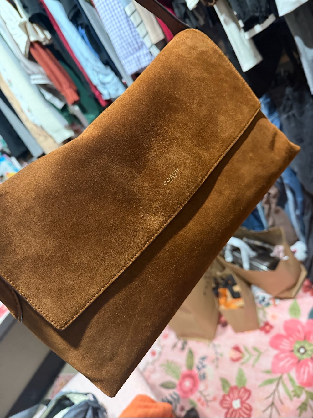 COACH Chelsea 36 Warm Brown Suede